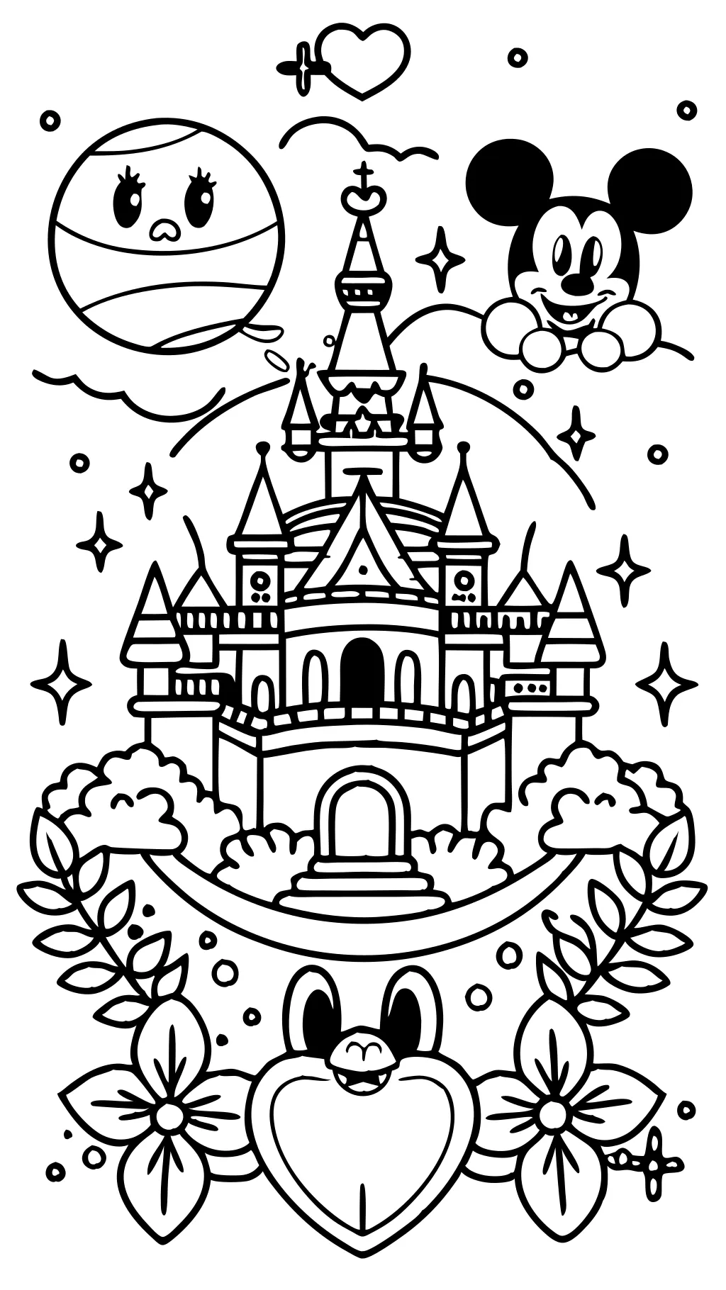 coloring pages of disney